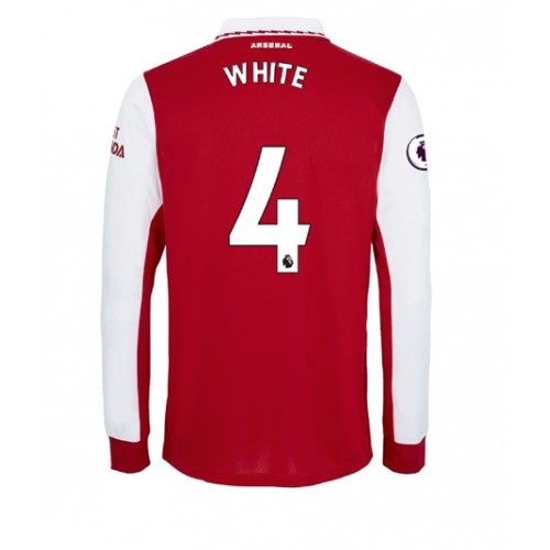 Fotbalové Dres Arsenal Benjamin White #4 Domácí 2022-23 Dlouhý Rukáv